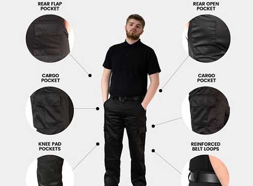 work trousers knee pads